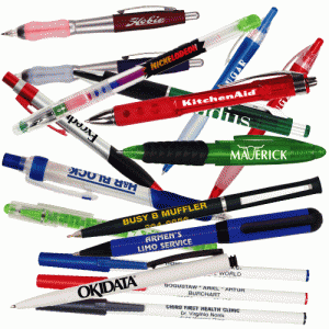 The information on promotional pens